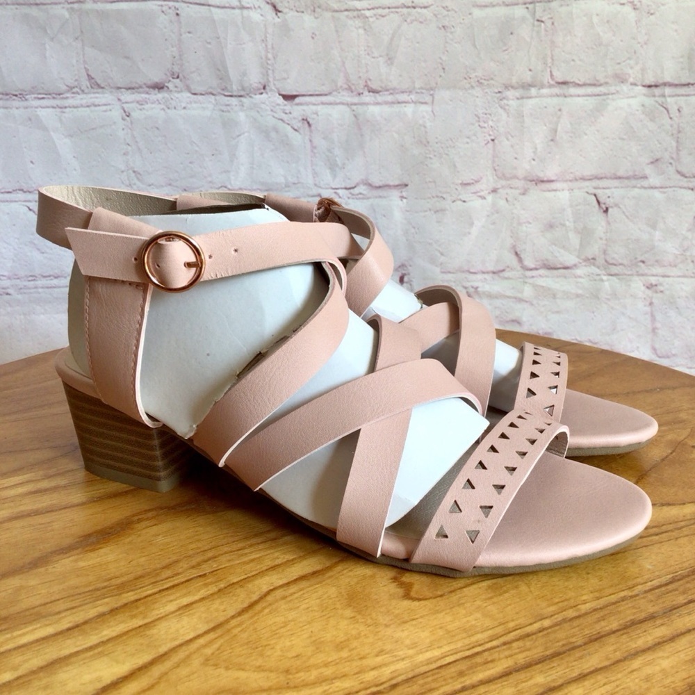 The Children's Place Pink High Heel Sandals - Size 2